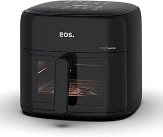 Fritadeira Air Fryer EOS 8,2 Litros Family Chef Gourmet Digital Compacta All Black EAF80P 220V