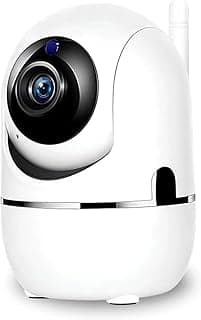 Câmera Smart Segurança Baba Eletrônica Ip WiFi Giratória Panorâmica Visão Noturna Microfone Antena Full HD Pet Vigilância Ambientes Internos e Externos Compatível Com SmartPhones PREMIUM